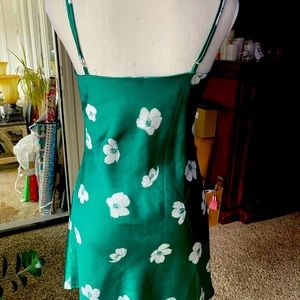 What a cute little satin dress!!